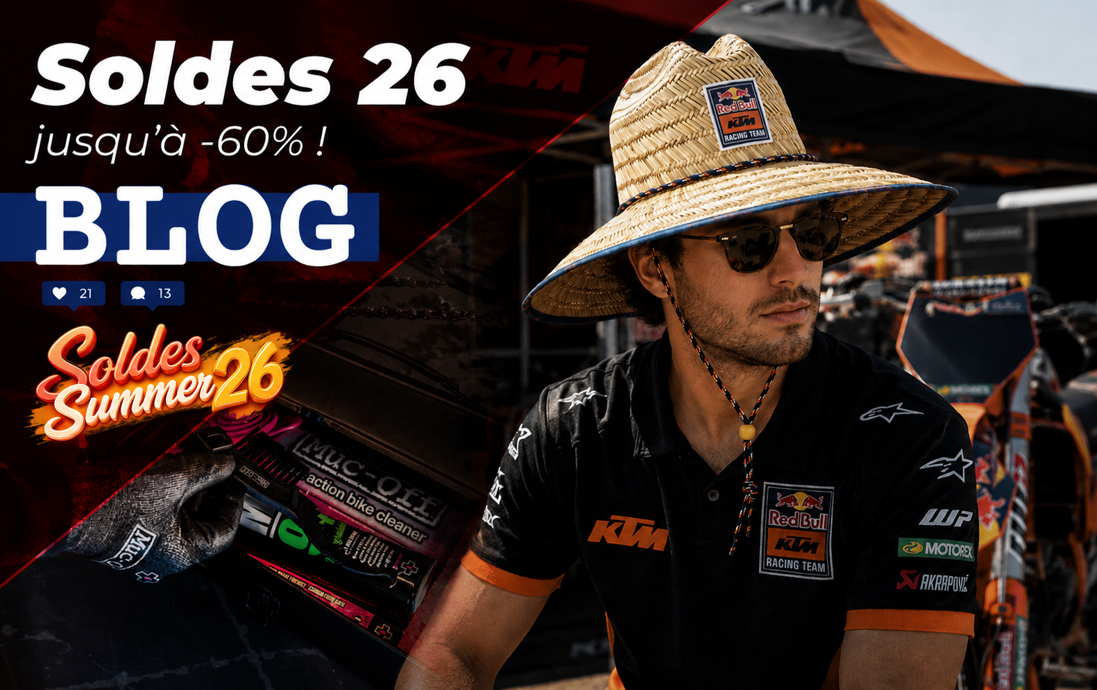 SOLDES Summer 26 : jusqu'à -60% de remise sur oxmoto.fr !