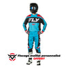 Tenue FLY RACING F-16 - bleu clair/rouge/noir 2025