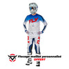 Tenue FLY RACING Evolution DST - rouge/blanc/bleu 2025