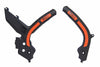 Protection de cadre RACETECH bi-matières noir/orange SX/SX-F