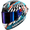 Casque intégral SHARK Aeron-gp Fim Racing #2 Speed-fancy carbone blanc bleu 2026