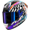 Casque intégral SHARK Aeron Speed-fancy carbone blanc orange 2026