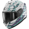 Casque intégral SHARK D-skwal 3 Reptaia blanc 2026
