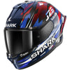 Casque intégral SHARK Skwal Cup Replica Zarco GP De France bleu chrome rouge 2026