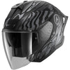 Casque jet SHARK Skwal Jet Cup Speed-fancy noir anthracite argent 2026
