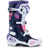 Bottes ALPINESTARS Tech 10 blanc/violet/bleu/rose