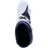 Bottes ALPINESTARS Tech 10 blanc/violet/bleu/rose