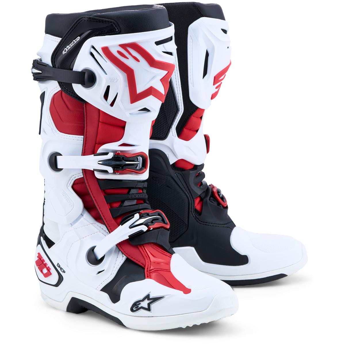 Bottes ALPINESTARS Tech 10 blanc/noir