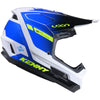 Casque Kenny Performance Graphic blanc/bleu