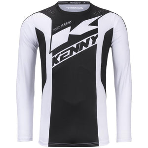 Maillot Kenny Track zoom noir/blanc