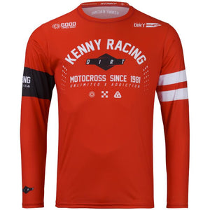 Maillot Kenny Track dirt rouge