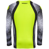 Maillot Kenny Force Pixel blanc/jaune fluo