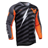 Maillot THOR LAUNCHMODE VENTED noir/gris 2025