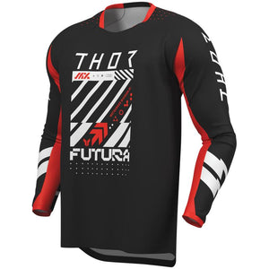 Maillot THOR LAUNCHMODE Futura noir/rouge