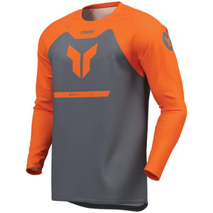 Maillot THOR RIDEMODE Menace orange/gris
