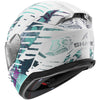 Casque intégral SHARK D-skwal 3 Reptaia blanc 2026