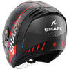 Casque jet SHARK RS Jet Carbon Speed-tech carbone bleu rouge 2026