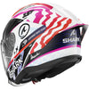 Casque jet SHARK Skwal Jet Cup Speed-fancy noir blanc orange 2026
