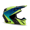 Casque FOX V1 Streak noir/jaune/bleu 2024