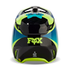 Casque FOX V1 Streak noir/jaune/bleu 2024