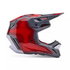 Casque FOX V3 Volatile gris/rouge 2024