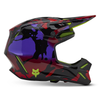 Casque FOX V3 Throttle jaune 2025