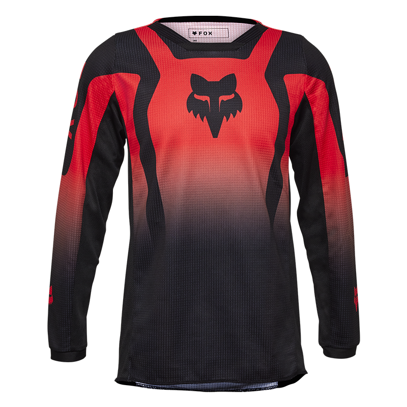Maillot Enfant FOX 180 Lean rouge 2025