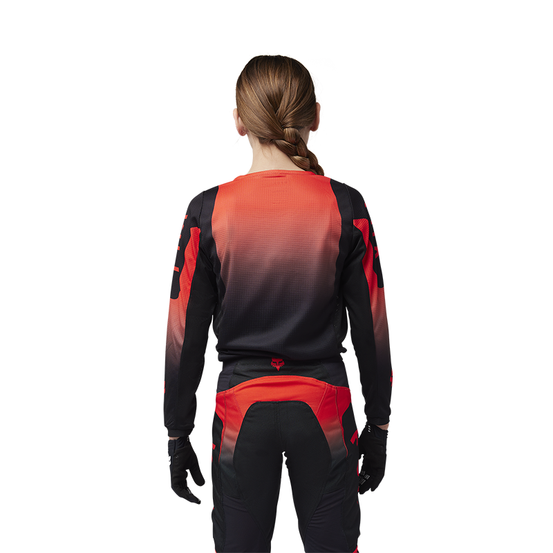 Maillot Enfant FOX 180 Lean rouge 2025