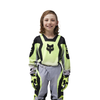 Maillot Enfant FOX 180 Lean jaune 2025
