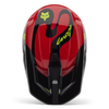Casque FOX V1 Emotion rouge 2025