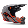 Casque FOX V1 Emotion gris 2025