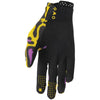 Gants THOR SPORTMODE Cheetah jaune/violet