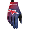 Gants ALPINESTARS Enfant Radar rouge/bleu