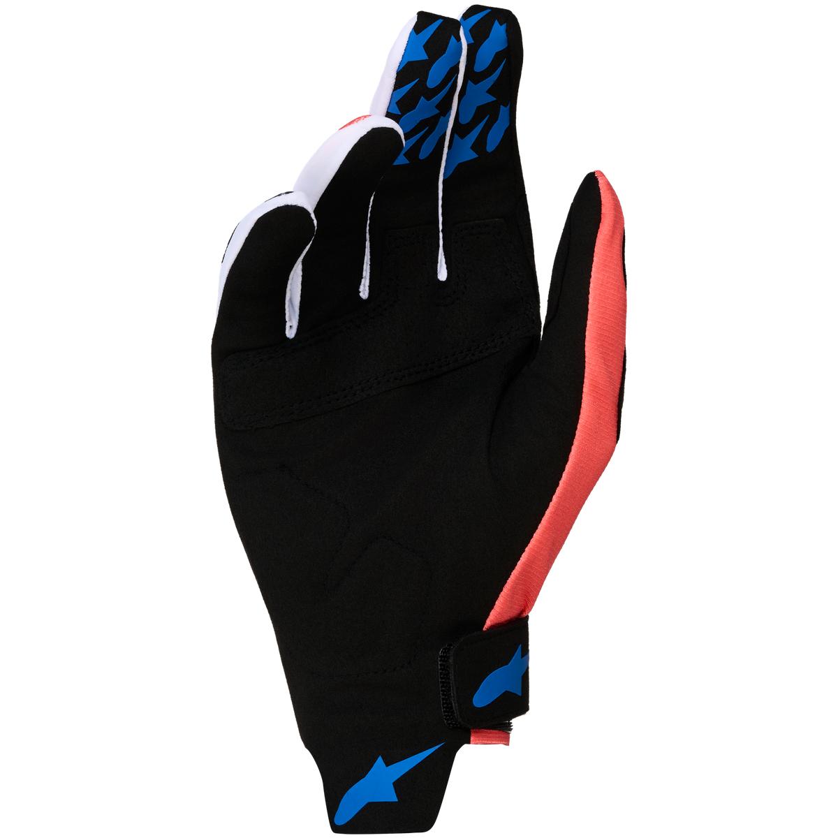 Gants ALPINESTARS Techstar corail/noir
