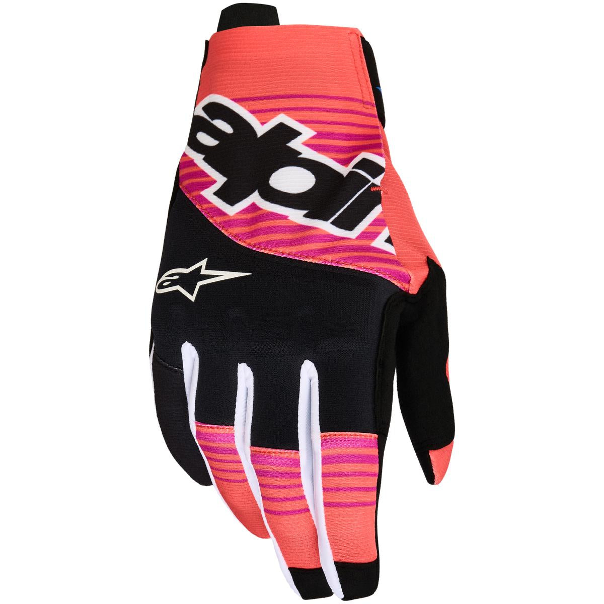 Gants ALPINESTARS Techstar corail/noir
