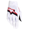 Gants ALPINESTARS SUPERTECH blanc/noir/rouge