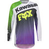Maillot FOX 180 Kawasaki violet/blanc