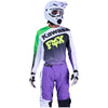 Maillot FOX 180 Kawasaki violet/blanc