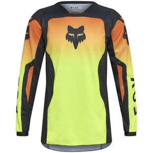 Maillot Enfant FOX 180 Shield jaune fluo
