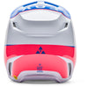 Casque enfant FOX V1 Collect bleu/rose