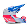 Casque FOX V1 Collect bleu/rose