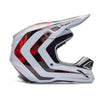 Casque FOX V1 Kairos Blanc/rouge