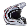 Casque FOX V1 Kairos Blanc/rouge
