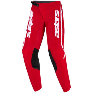 Pantalon enfant ALPINESTARS Fluid APEX rouge/blanc