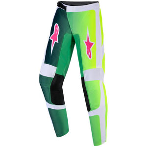 Pantalon enfant ALPINESTARS Fluid PORTL vert/blanc/noir