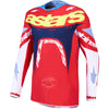 Maillot ALPINESTARS Supertech Dyna rouge/blanc