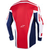 Tenue ALPINESTARS Racer RIWAY blanc/bleu/rouge