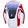 Maillot ALPINESTARS Techstar Maven rouge/blanc