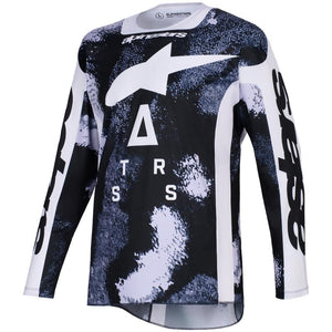 Maillot ALPINESTARS Racer LAHND noir/blanc camo