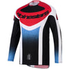 Maillot ALPINESTARS Techstar KNIF noir/blanc/rouge